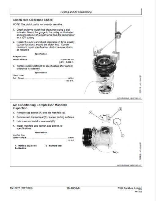 John Deere 710J Backhoe Loader Technical Manual (S.N 159770 - 161143 and after 172185 - ) - Image 5