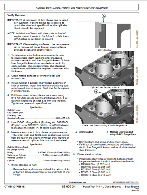 John Deere PowerTech 8.1L Diesel Engines Technical Manual (CTM86) - Image 5