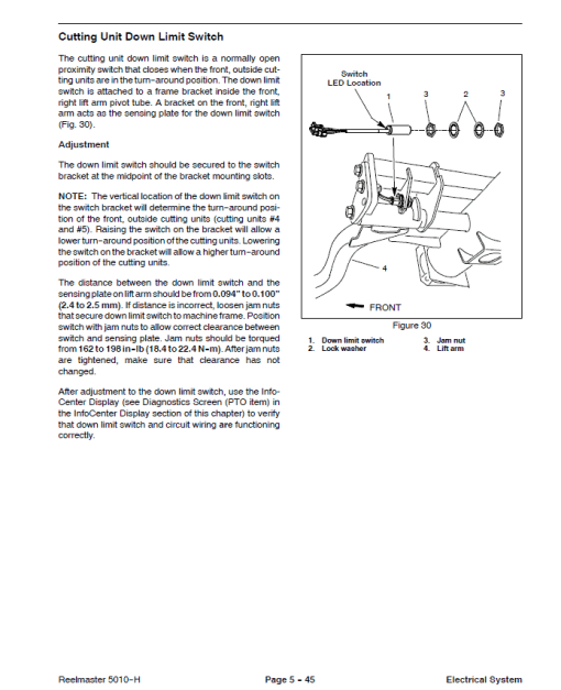 Toro Reelmaster 5010-H Service Repair Manual - Image 5