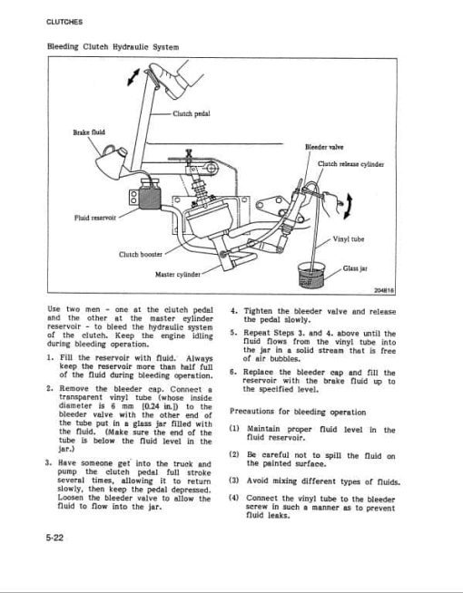 Mitsubishi FD10, FD14, FD15, FD18 Forklift Service Manual - Image 5