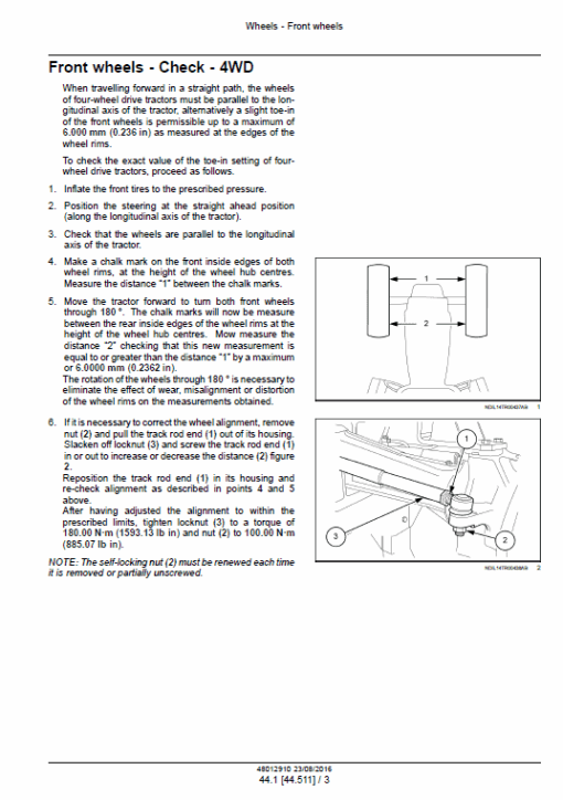 New Holland TD3.50 Tractor Service Manual - Image 5