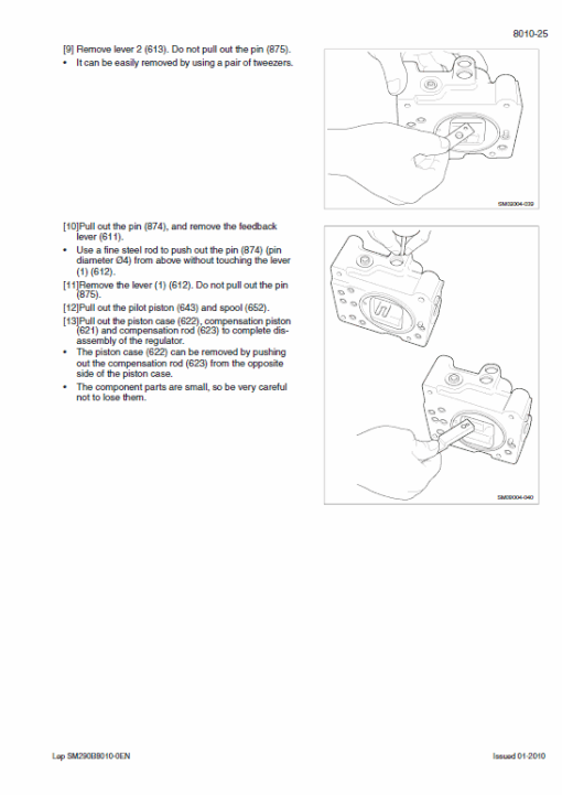 Case CX290B Crawler Excavator Service Manual - Image 5