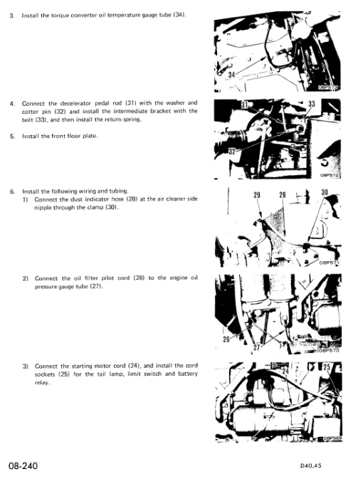 Komatsu D40A-1, D40P-1, D45A-1, D45P-1, D45S-1 Dozer Manual - Image 5