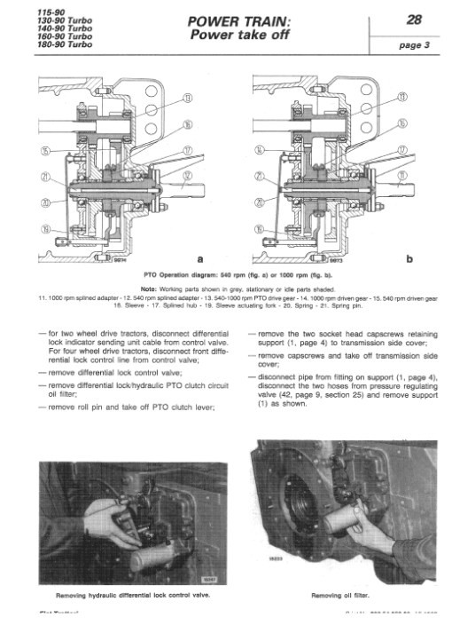 Fiat 115-90, 130-90, 140-90, 160-90, 180-90 Tractor Service Manual - Image 5