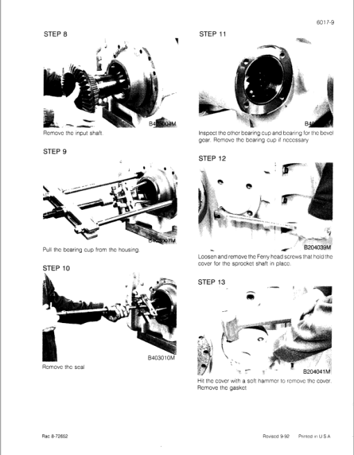 Case 550E Crawler Dozer Service Manual - Image 5