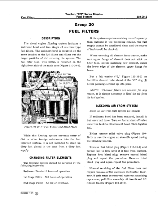 John Deere 80, 820, 830 (80 Series) Tractors Technical Manual - Image 5