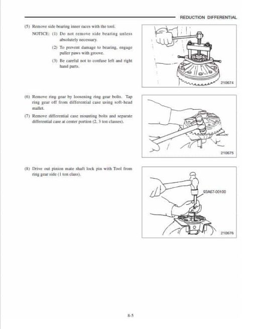 Mitsubishi FGC15N, FGC18N, FGC20CN, FGC20N, FGC20N HO Forklift Service Manual - Image 5