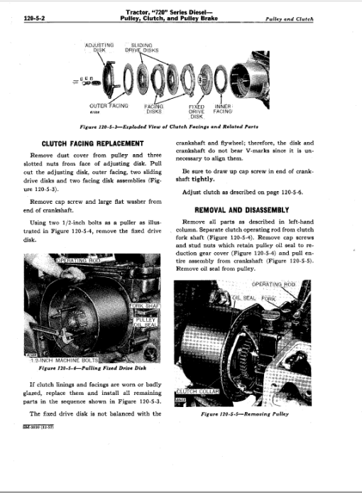 John Deere 70, 720, 730 (70 Series) Tractors Technical Manual - Image 6