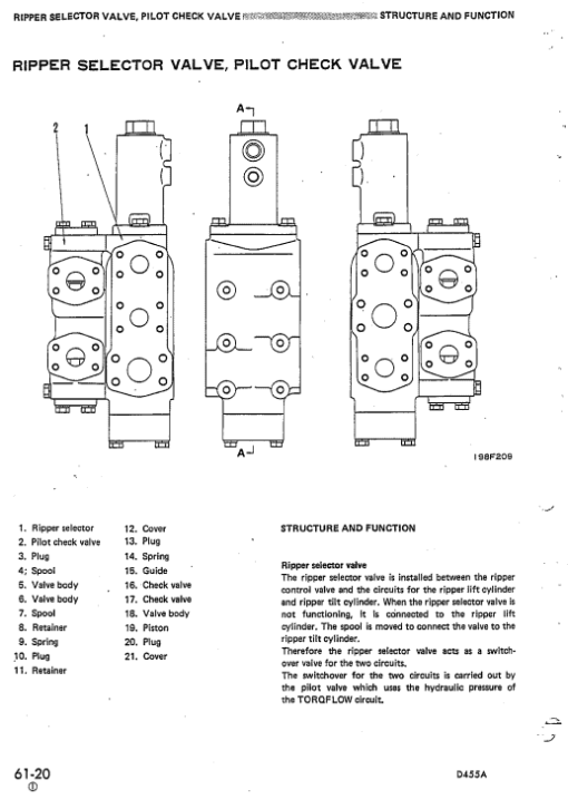 Komatsu D455A-1 Dozer Service Manual - Image 5