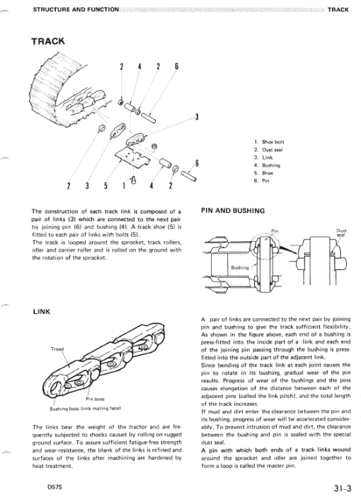 Komatsu D57S-1 Dozer Service Manual - Image 5