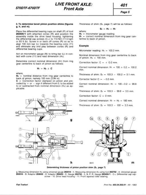 Fiat 570, 570DT, 670, 670DT Tractor Service Manual - Image 5