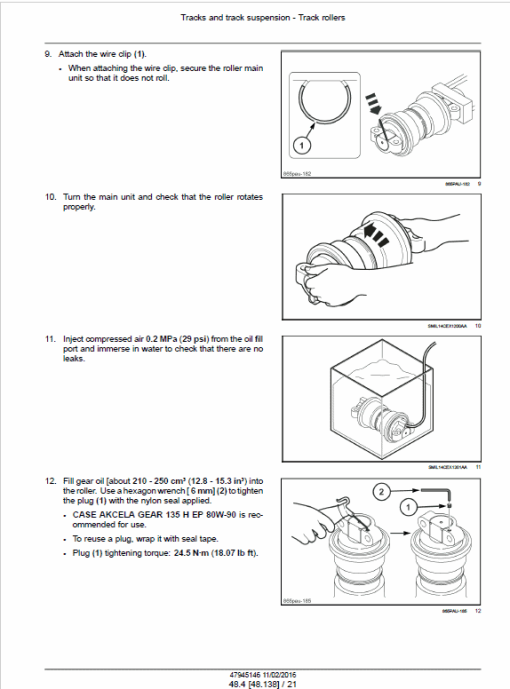 Case CX490C Crawler Excavator Service Manual - Image 5