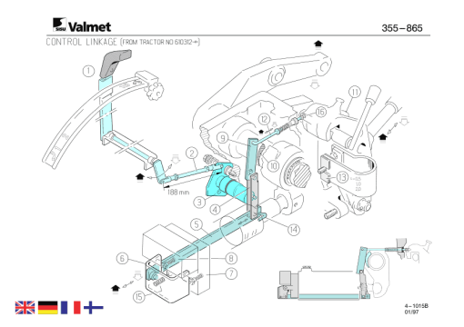 Valtra 205, 255, 305, 355, 365, 405, 415M, 455, 465 Tractors Service Repair Manual - Image 5