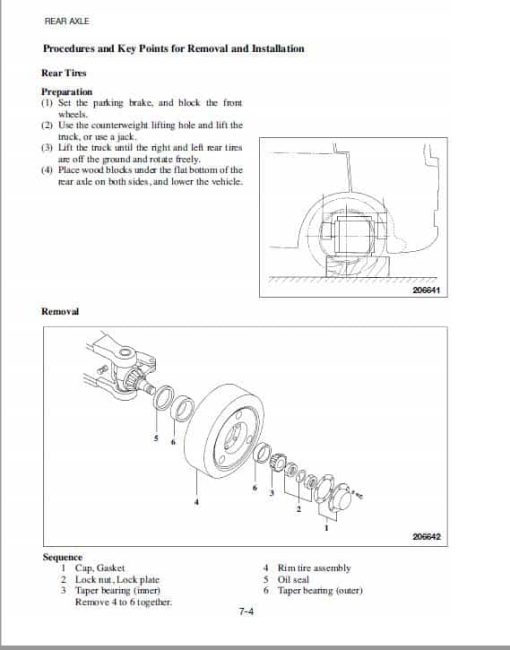 Mitsubishi FGC35K, FGC40K, FGC40K STC Forklift Service Manual - Image 5