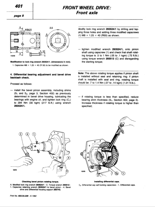 Fiat 1180, 1280, 1380, 1580, 1880 Tractor Service Manual - Image 5