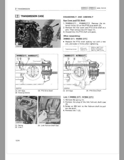 Kubota M4950DT, M5950DT, M6950DT, M7950DT Tractor Workshop Service Repair Manual - Image 5