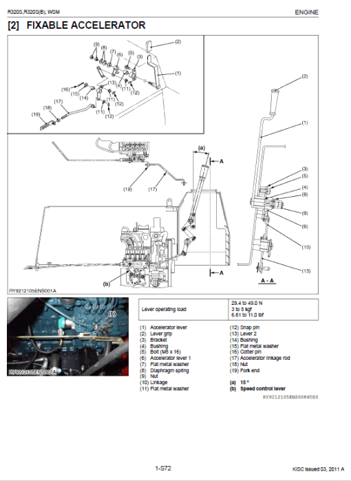 Kubota R320S, R320SB Wheel Loader Workshop Manual - Image 5