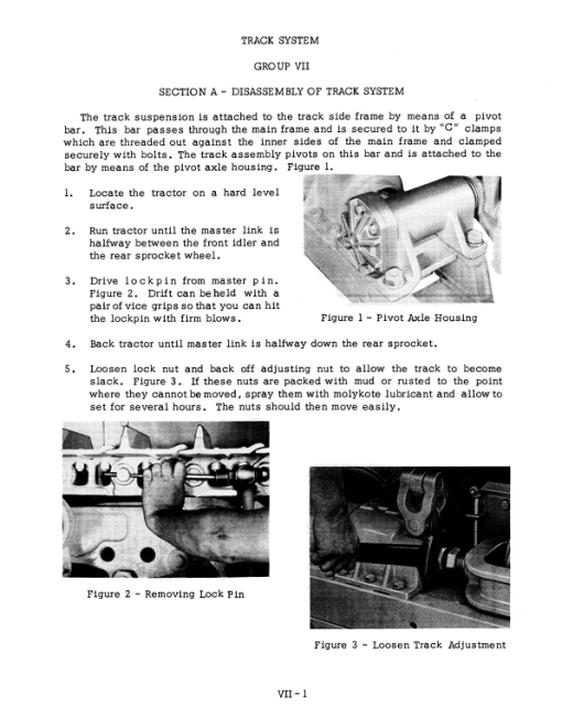 Case 800, 1000 Loader Dozer Service Manual - Image 5