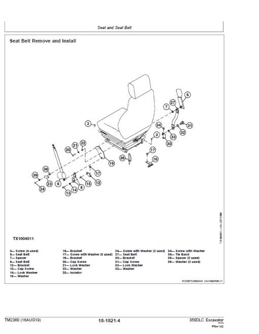 John Deere 350DLC Excavator Repair Technical Manual - Image 5