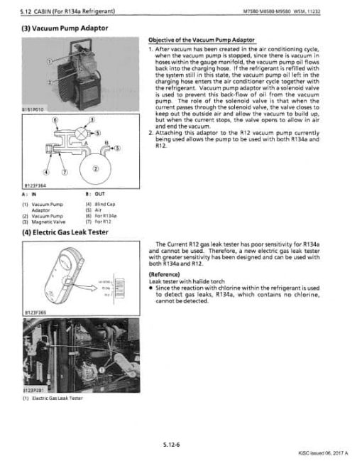 Kubota M7580, M8580, M9580 Tractor Workshop Service Repair Manual - Image 5