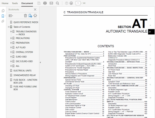 Nissan X-Trail T31 2007-2014 Repair Manual - Image 6