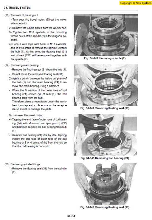 New Holland E40.2SR and E50.2SR Mini Excavator Service Manual - Image 5