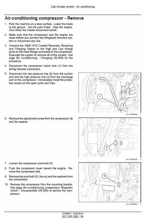 New Holland D140B Crawler Dozer Service Manual - Image 5