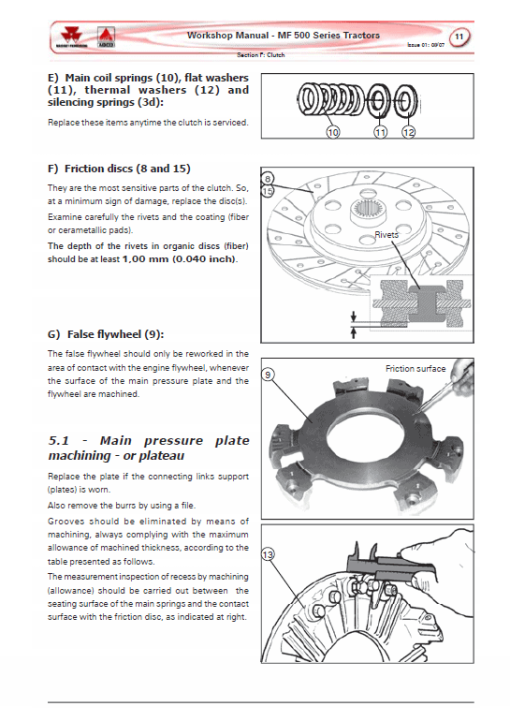 Massey Ferguson 573, 583, 593, 596 Tractor Service Manual - Image 5