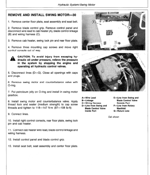 John Deere 30, 50 Excavator Repair Technical Manual (TM1380) - Image 6