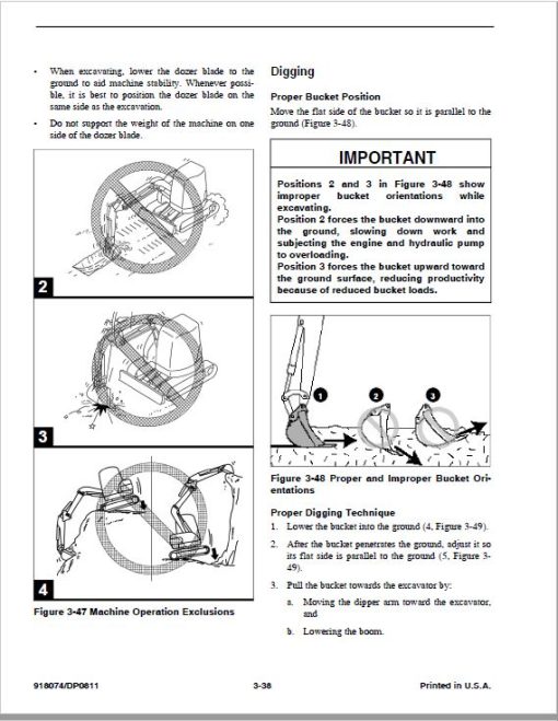 Gehl GE 753Z Excavator Repair Service Manual - Image 5