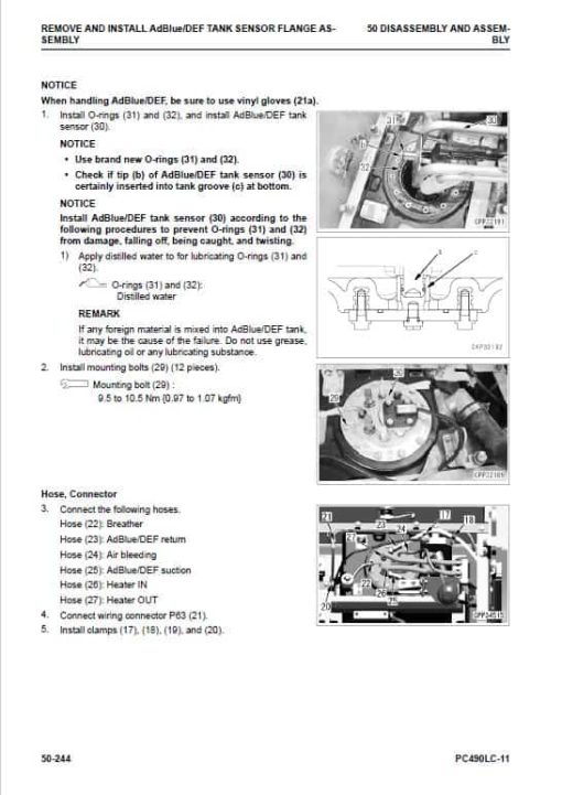 Komatsu PC490LC-11 Excavator Repair Service Manual - Image 5