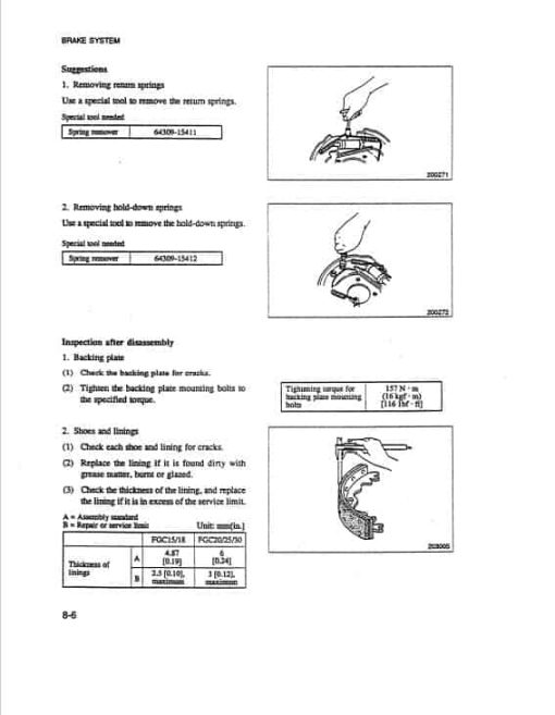 Mitsubishi FGC15, FGC18, FGC20, FGC25, FGC30 Forklift Service Manual - Image 3