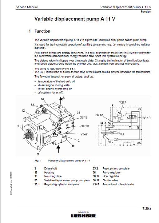 Liebherr R984C Litronic (High Rise & EW) Excavator Service Manual - Image 5