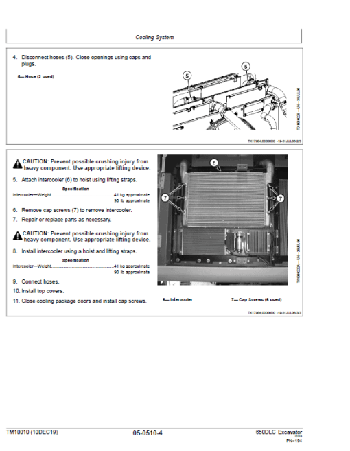 John Deere 650DLC Excavator Repair Technical Manual - Image 5