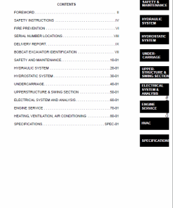 Repair Manual, Service Manual, Workshop Manual