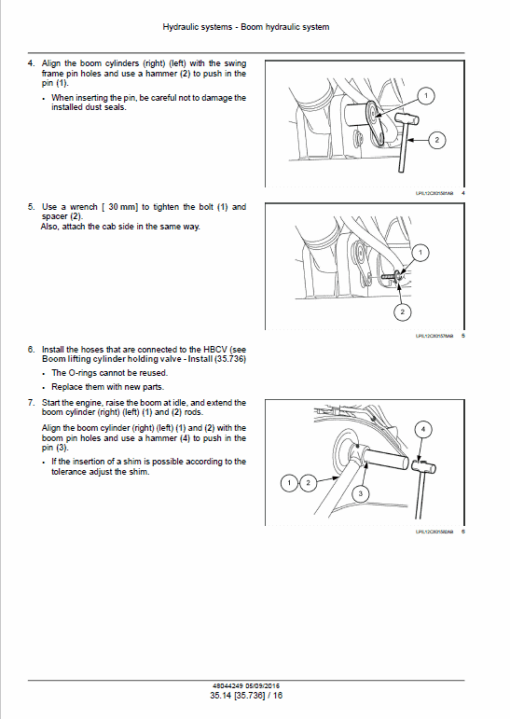 Case CX500C Crawler Excavator Service Manual - Image 5