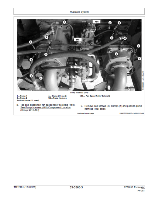 John Deere 670GLC Excavator Repair Technical Manual (S.N after E670001 -) - Image 5