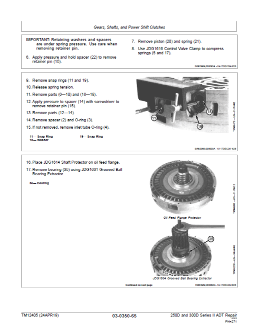 John Deere 250D, 300D Series 2 Dump Truck Technical Manual (S.N. after C642001 - ) - Image 5