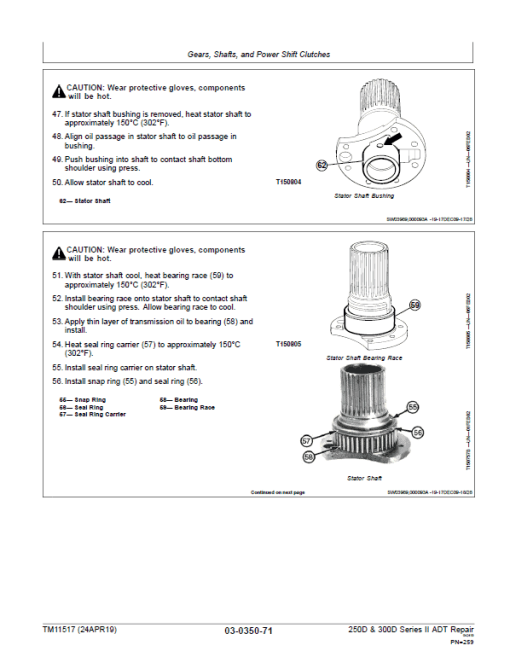 John Deere 250D, 300D Series 2 Dump Truck Technical Manual (S.N. 626761 - 642000) - Image 5