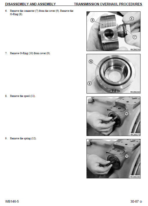 Komatsu WB146-5 Backhoe Loader Service Manual - Image 4