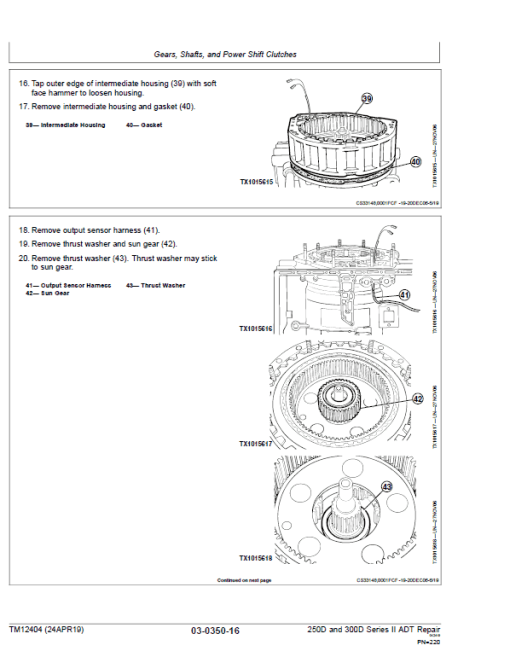 John Deere 250D, 300D Series 2 Dump Truck Technical Manual (S.N. after E642001 - ) - Image 5