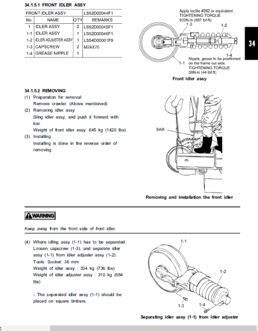 Kobelco SK500LC-9 Hydraulic Excavator Repair Service Manual - Image 5