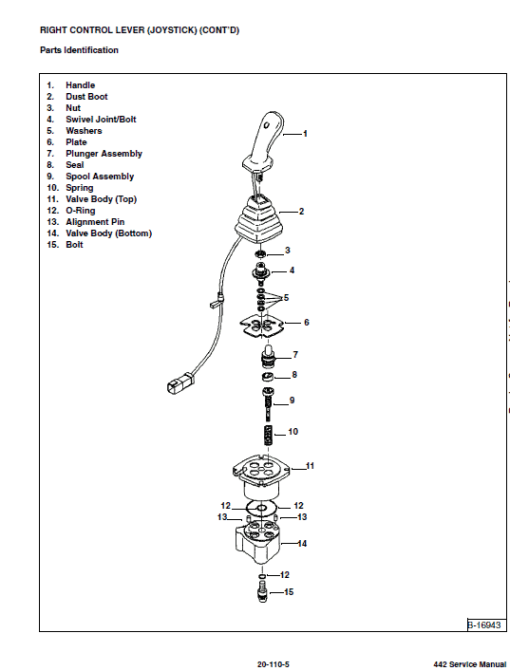 Bobcat 442 Excavator Repair Service Manual - Image 6