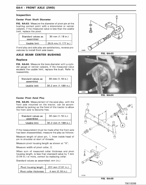 Massey Ferguson 1240, 1250, 1260 Tractor Service Manual - Image 5