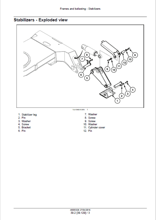 Case WX218 Wheeled Excavator Service Manual - Image 5