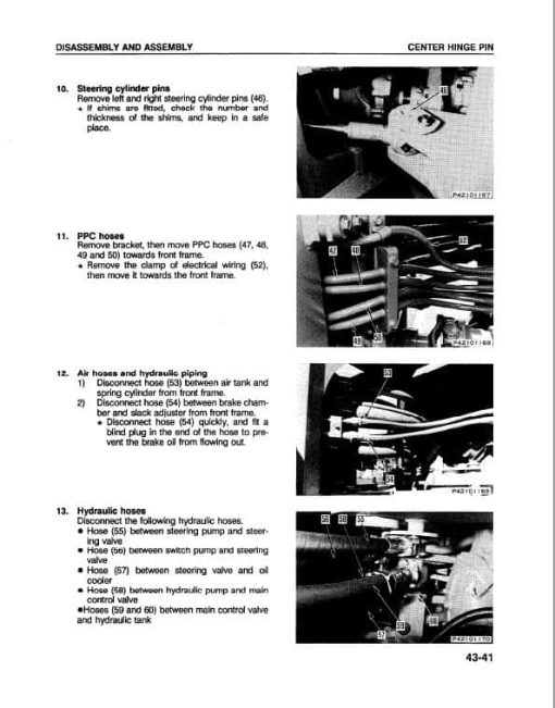 Komatsu WA450-2 Wheel Loader Service Manual - Image 4