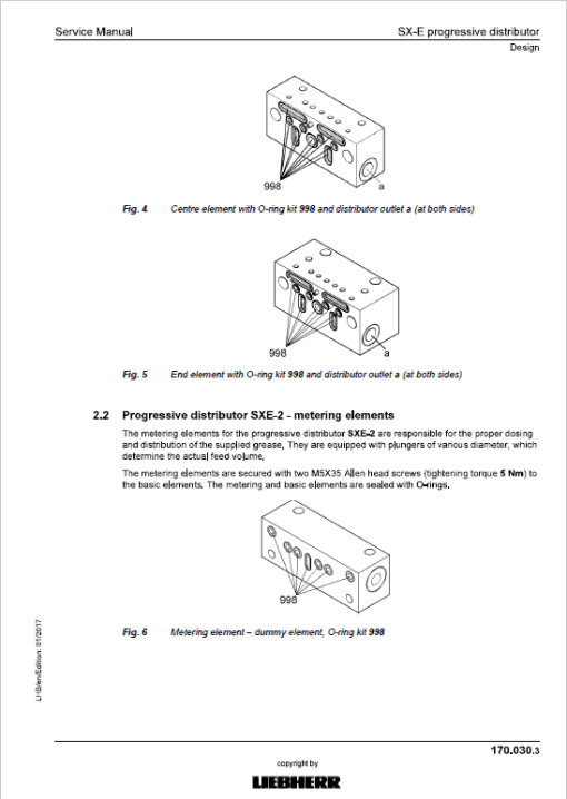 Liebherr LH80C, LH80M Tier 4F Hydraulic Excavator Service Manual - Image 5