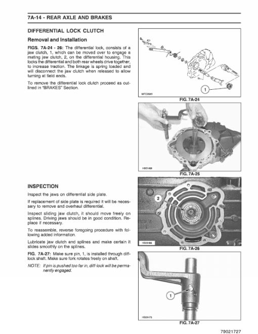 Massey Ferguson 1433V, 1440V Tractor Service Manual - Image 5