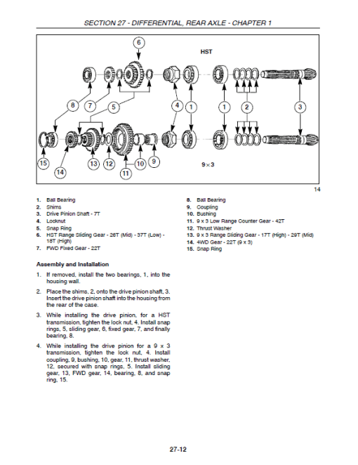 New Holland TC31DA, TC34DA Tractor Service Manual - Image 5