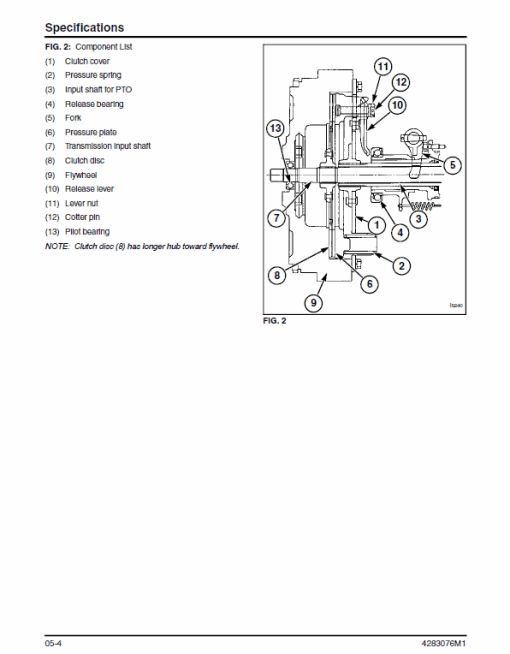 Massey Ferguson 1455, 1455V Tractor Service Manual - Image 3